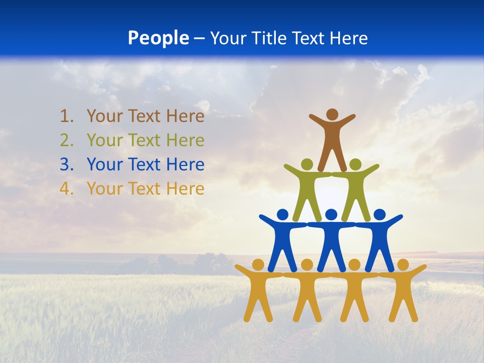 Glasses Shiny Straight PowerPoint Template