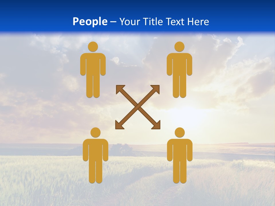 Glasses Shiny Straight PowerPoint Template