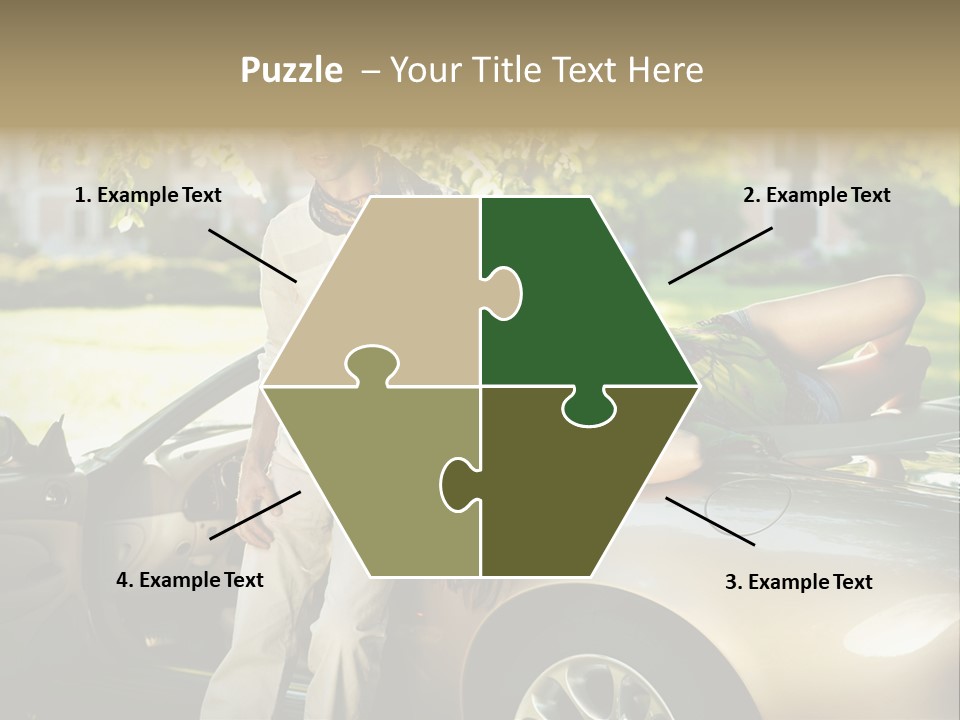 Hippie Background Fashion PowerPoint Template