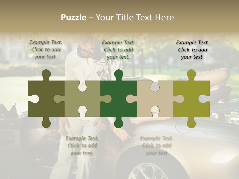 Hippie Background Fashion PowerPoint Template