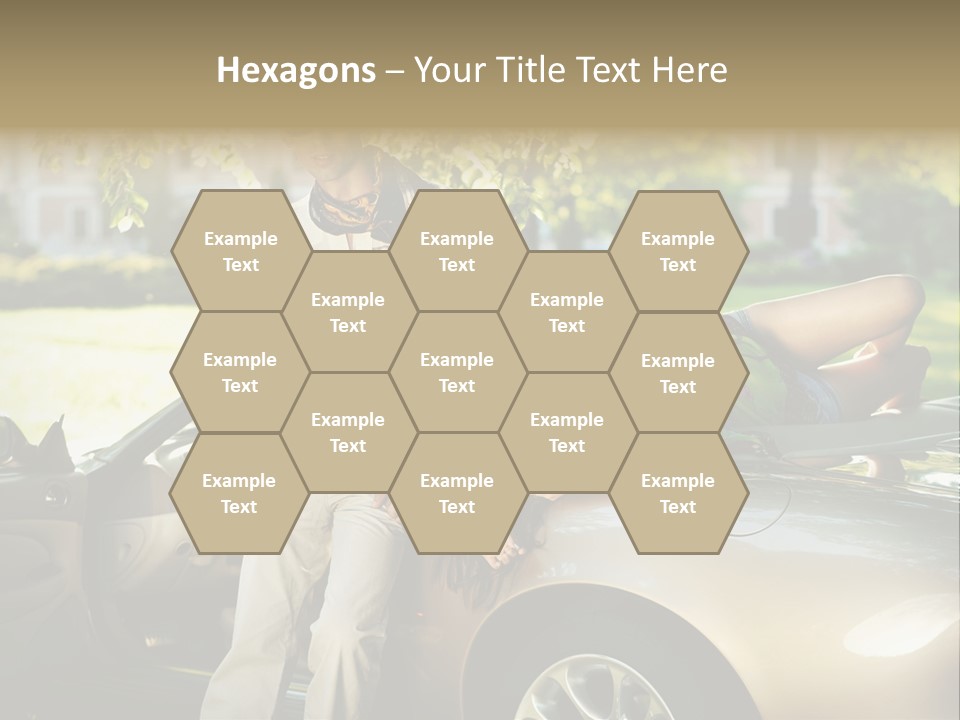 Hippie Background Fashion PowerPoint Template