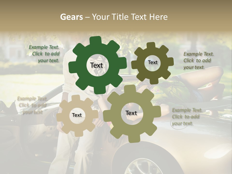 Hippie Background Fashion PowerPoint Template