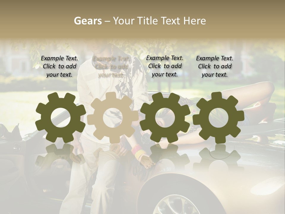 Hippie Background Fashion PowerPoint Template