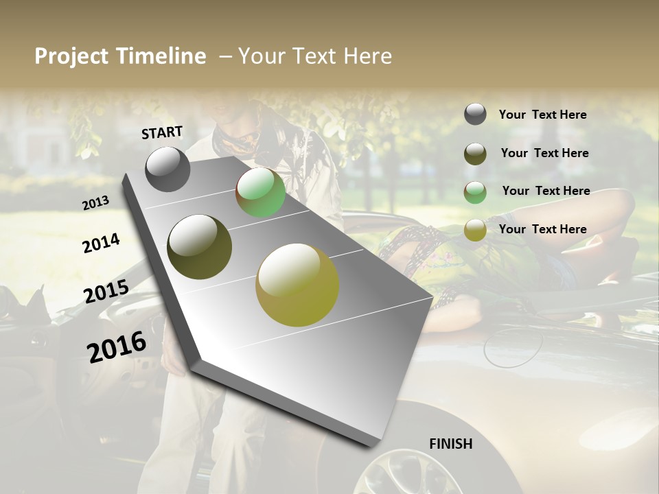 Hippie Background Fashion PowerPoint Template