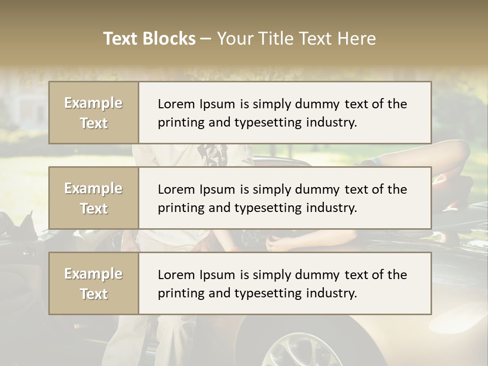 Hippie Background Fashion PowerPoint Template