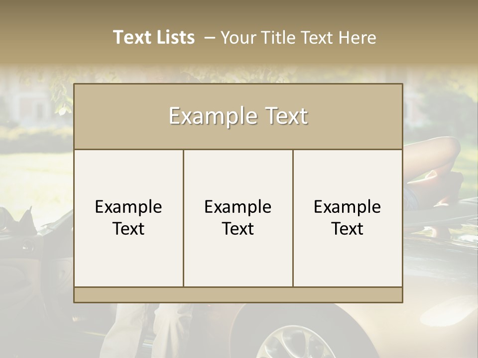 Hippie Background Fashion PowerPoint Template