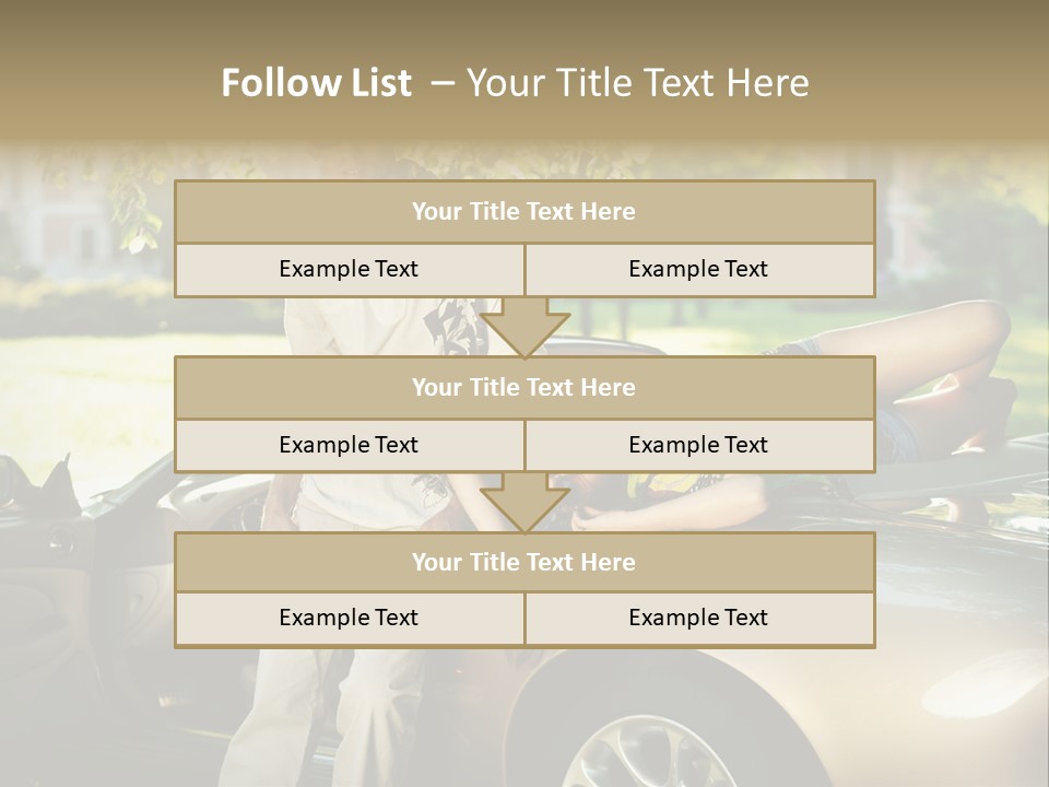 Hippie Background Fashion PowerPoint Template