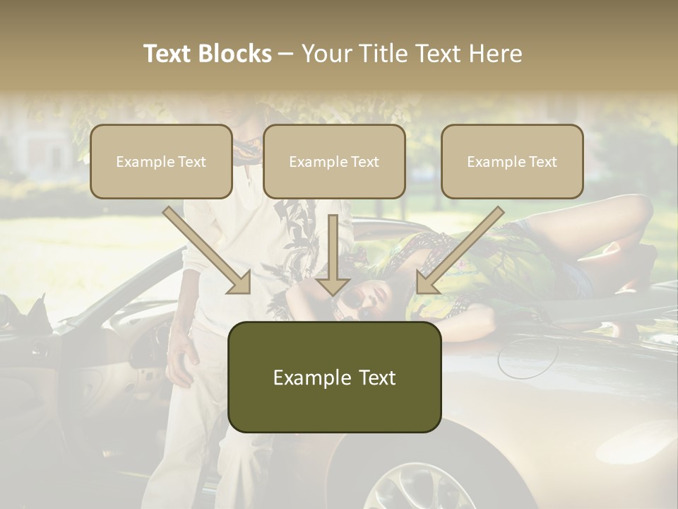 Hippie Background Fashion PowerPoint Template