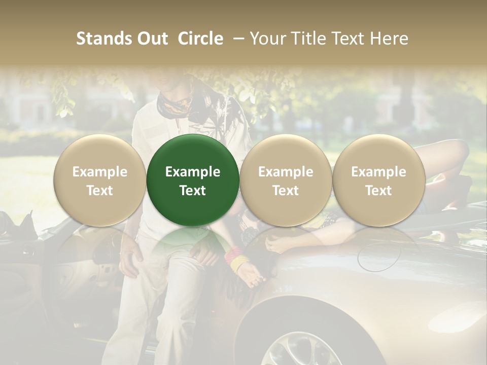 Hippie Background Fashion PowerPoint Template