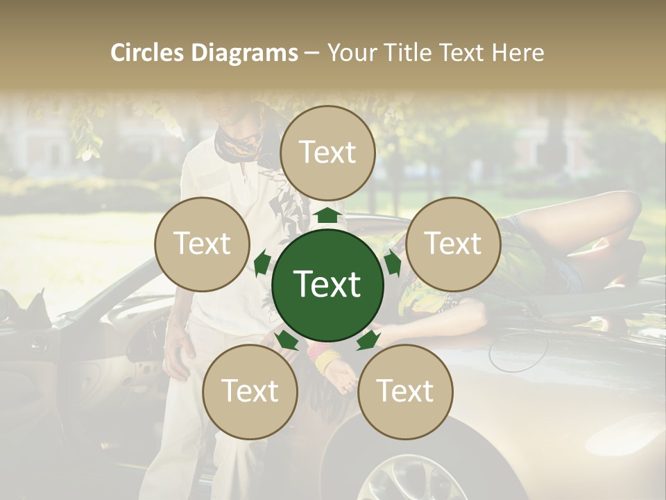 Hippie Background Fashion PowerPoint Template