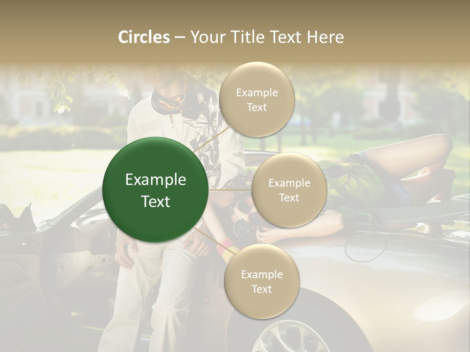 Hippie Background Fashion PowerPoint Template