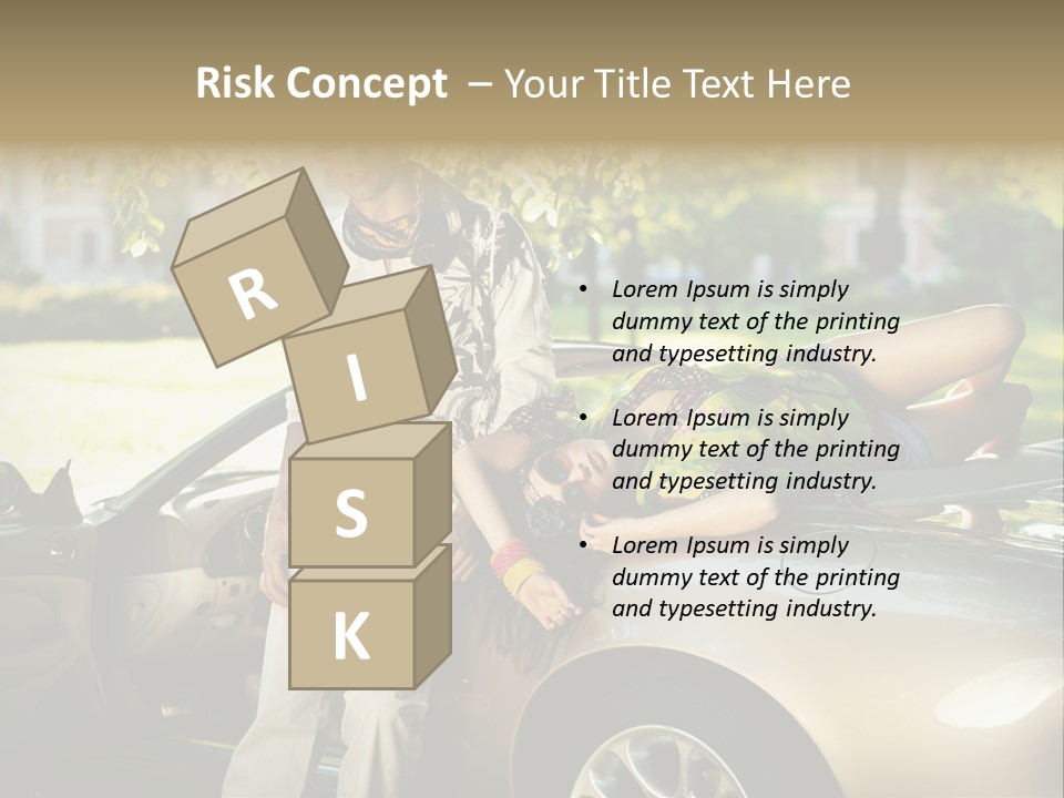 Hippie Background Fashion PowerPoint Template