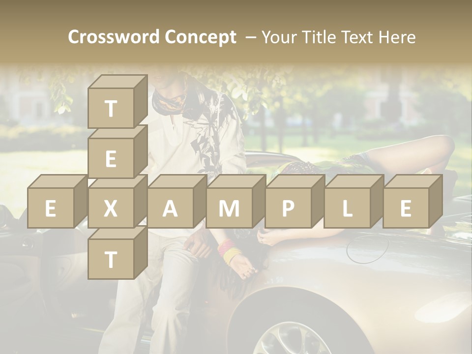 Hippie Background Fashion PowerPoint Template