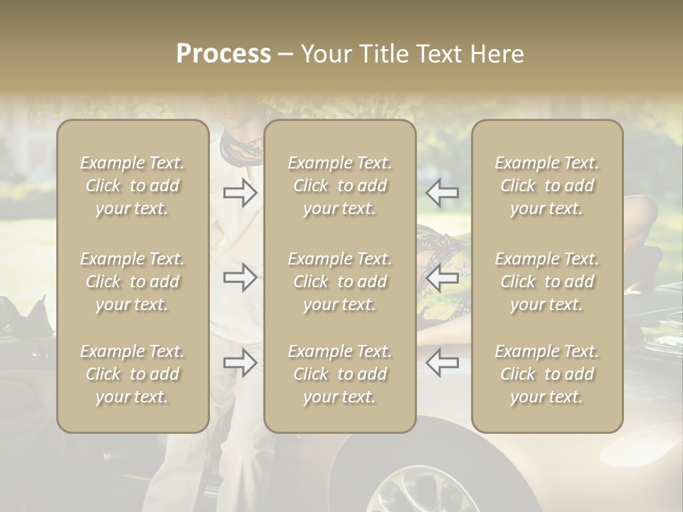 Hippie Background Fashion PowerPoint Template