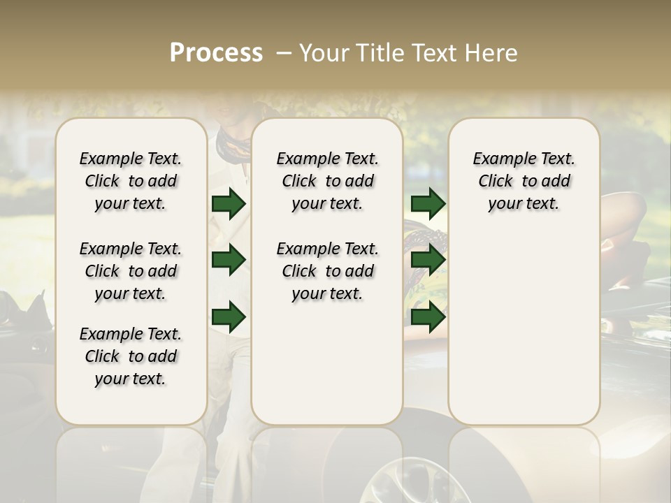 Hippie Background Fashion PowerPoint Template