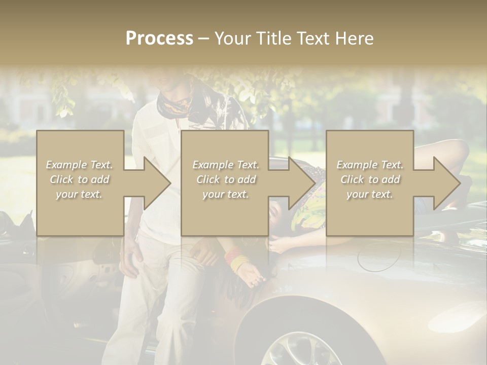 Hippie Background Fashion PowerPoint Template