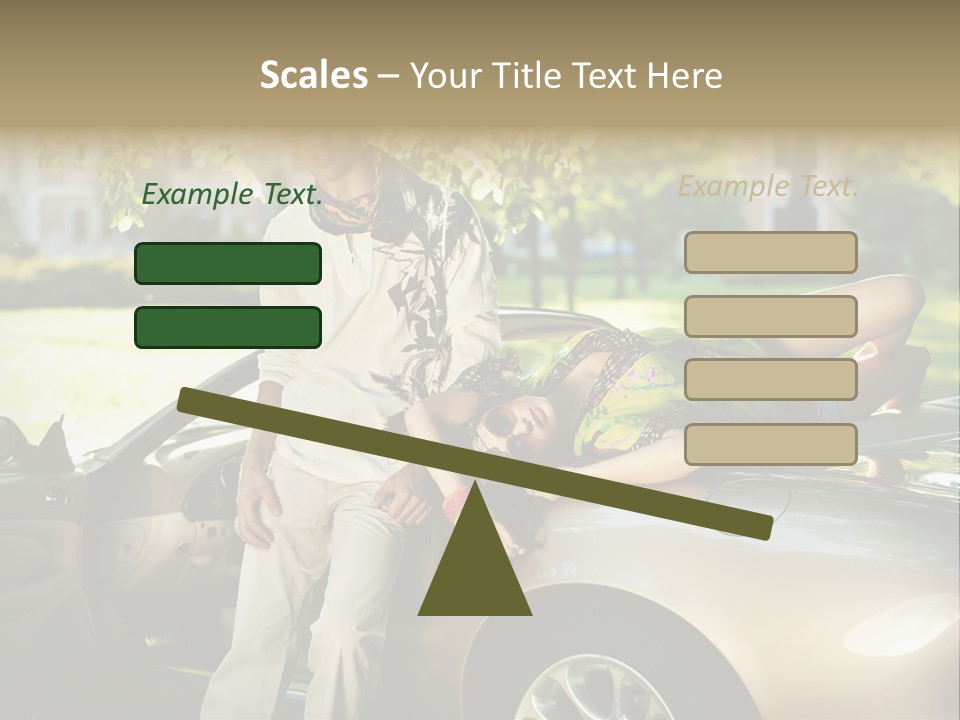 Hippie Background Fashion PowerPoint Template