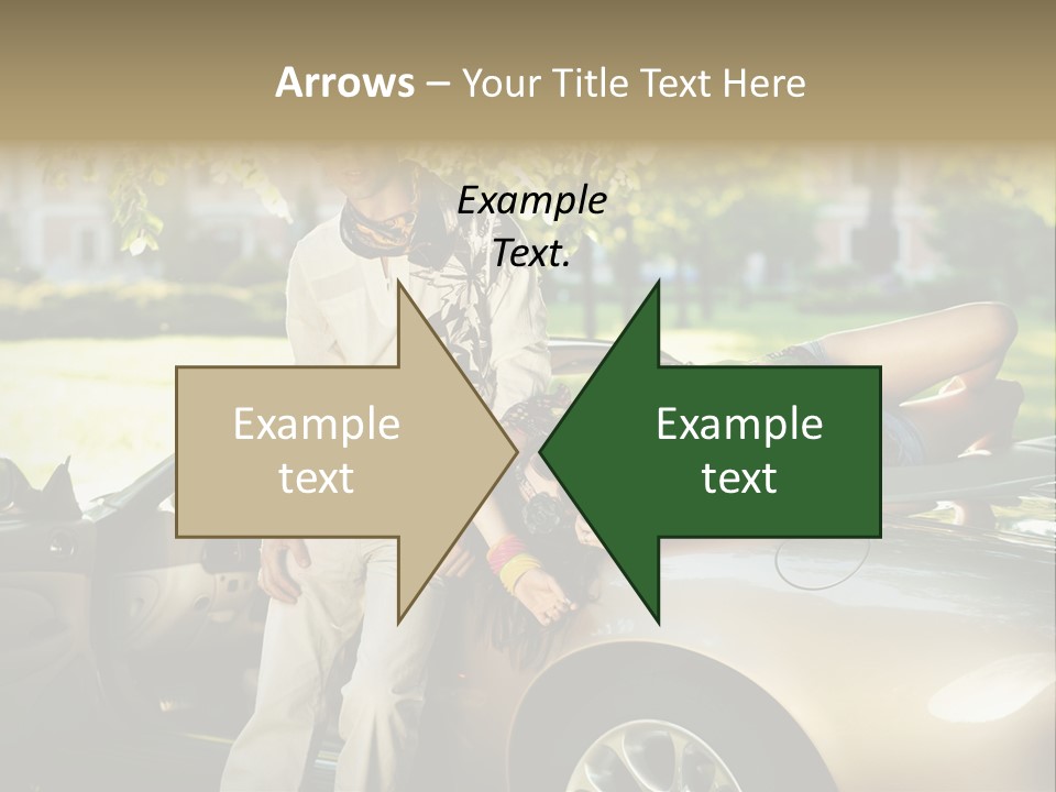 Hippie Background Fashion PowerPoint Template