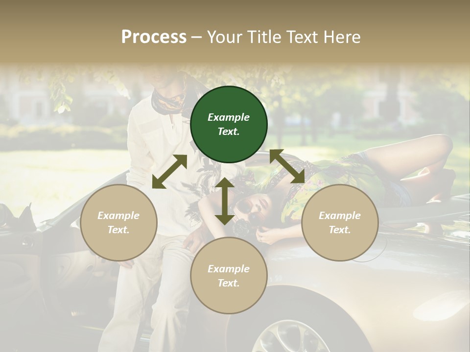 Hippie Background Fashion PowerPoint Template