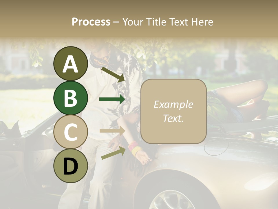 Hippie Background Fashion PowerPoint Template