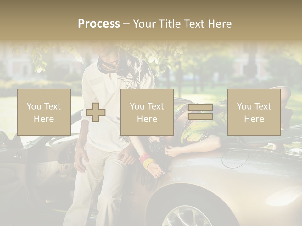 Hippie Background Fashion PowerPoint Template