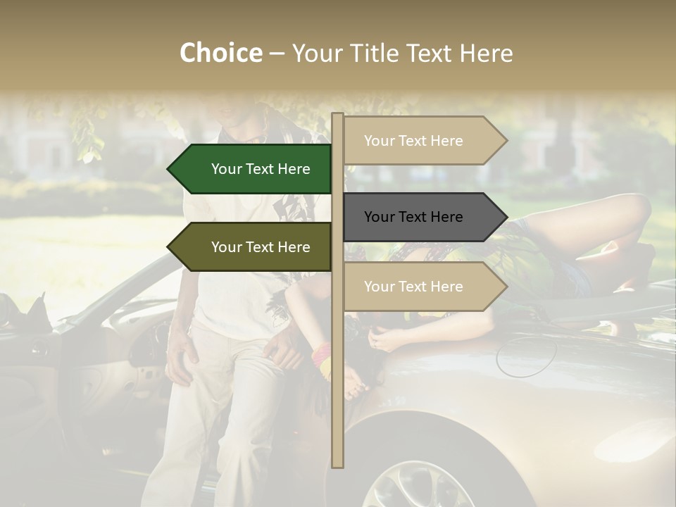 Hippie Background Fashion PowerPoint Template