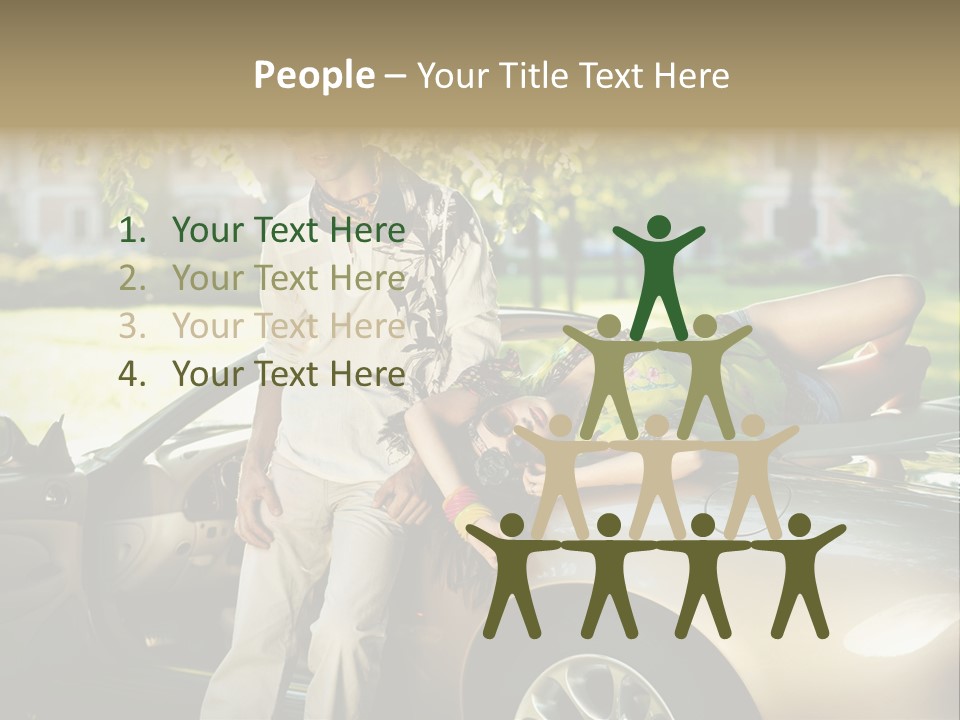 Hippie Background Fashion PowerPoint Template