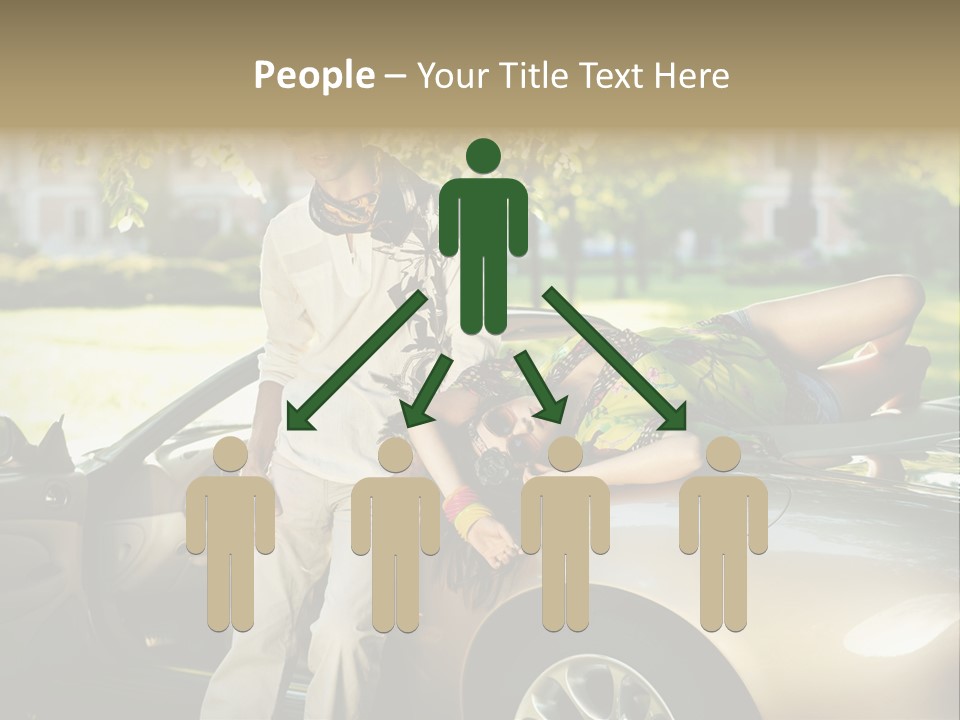 Hippie Background Fashion PowerPoint Template