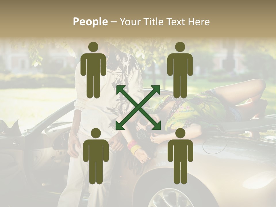 Hippie Background Fashion PowerPoint Template