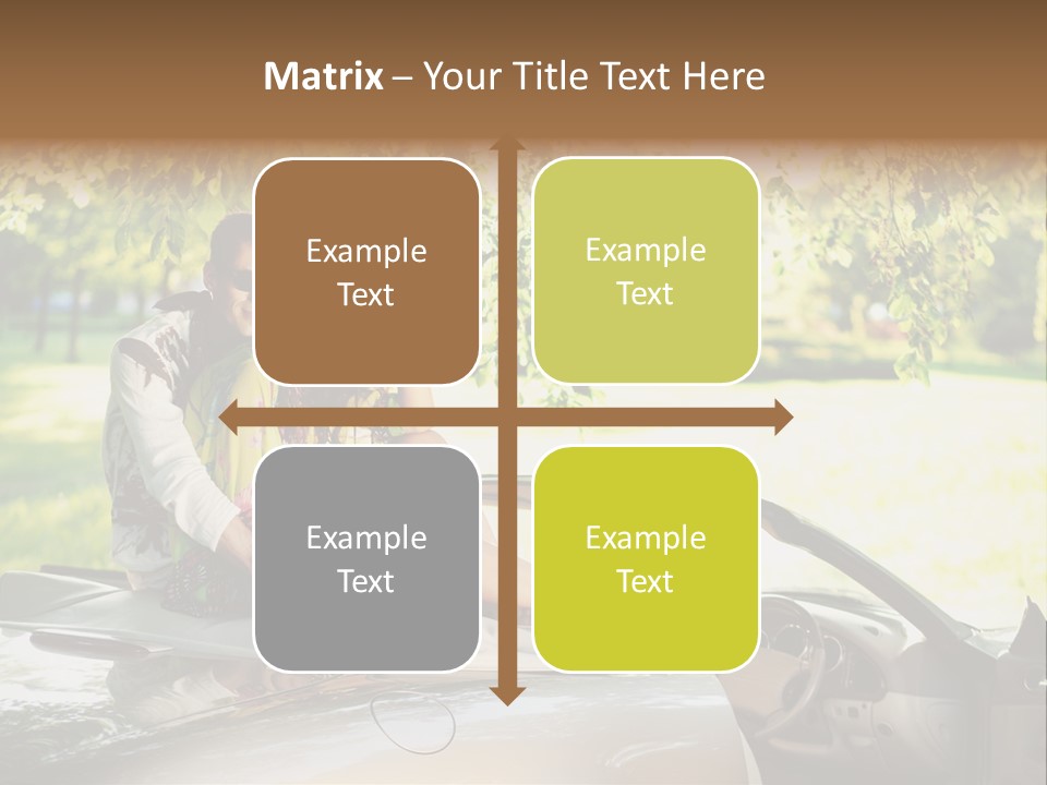 Summer Adventure Car PowerPoint Template