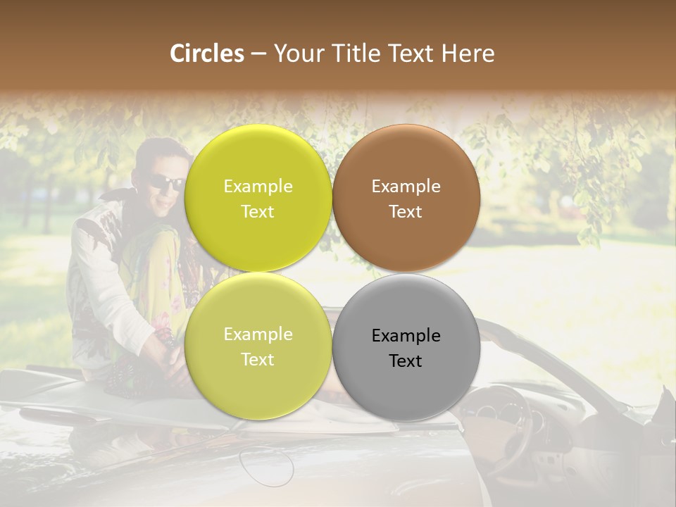 Summer Adventure Car PowerPoint Template