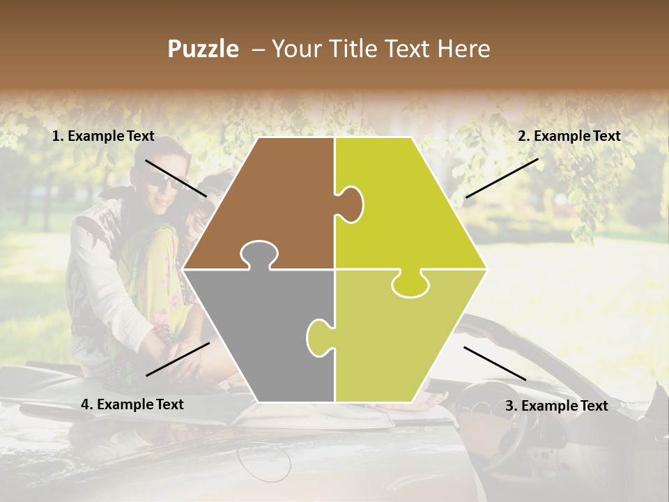 Summer Adventure Car PowerPoint Template