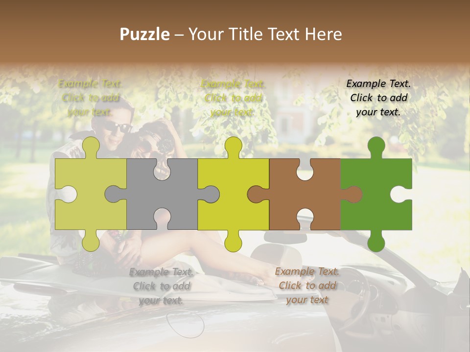 Summer Adventure Car PowerPoint Template