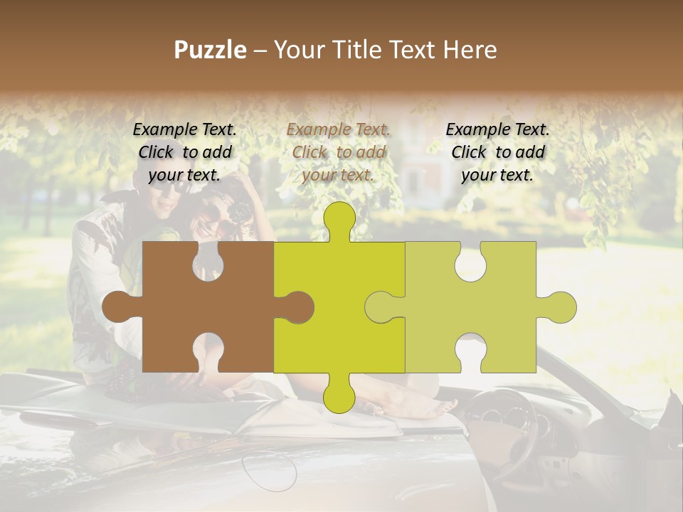 Summer Adventure Car PowerPoint Template