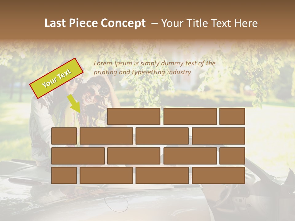 Summer Adventure Car PowerPoint Template