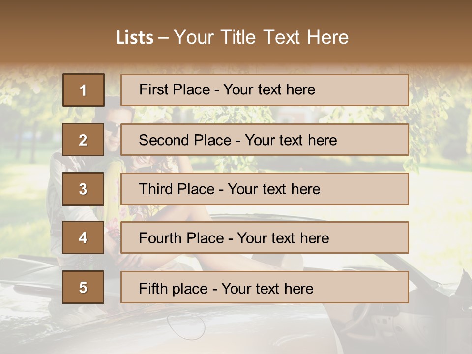 Summer Adventure Car PowerPoint Template