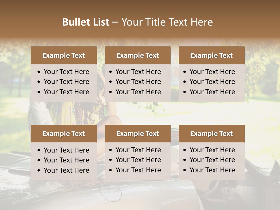 Summer Adventure Car PowerPoint Template