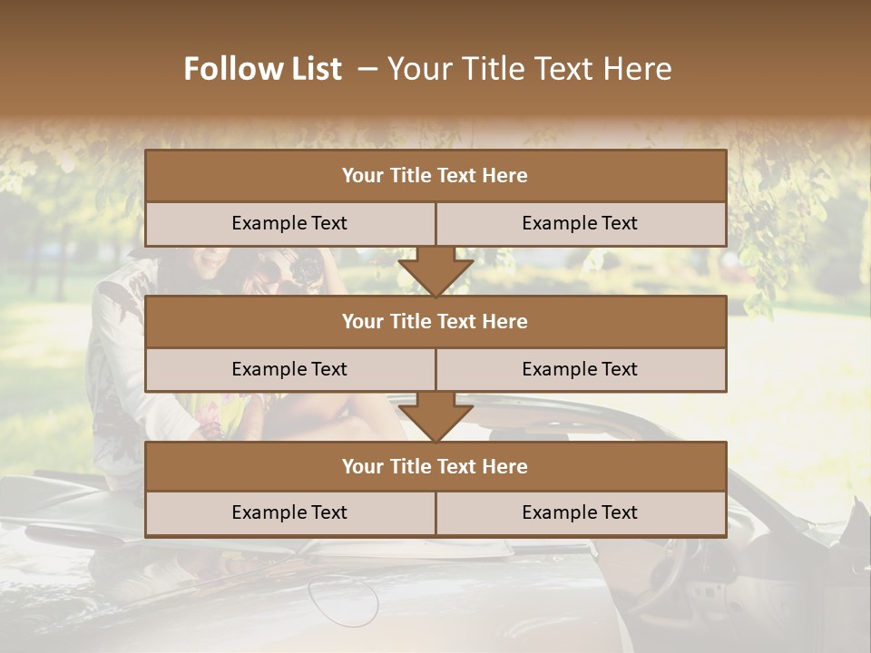 Summer Adventure Car PowerPoint Template