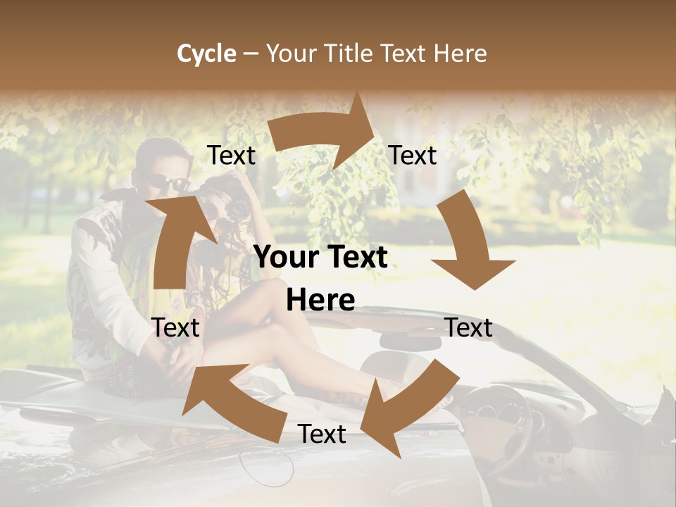 Summer Adventure Car PowerPoint Template