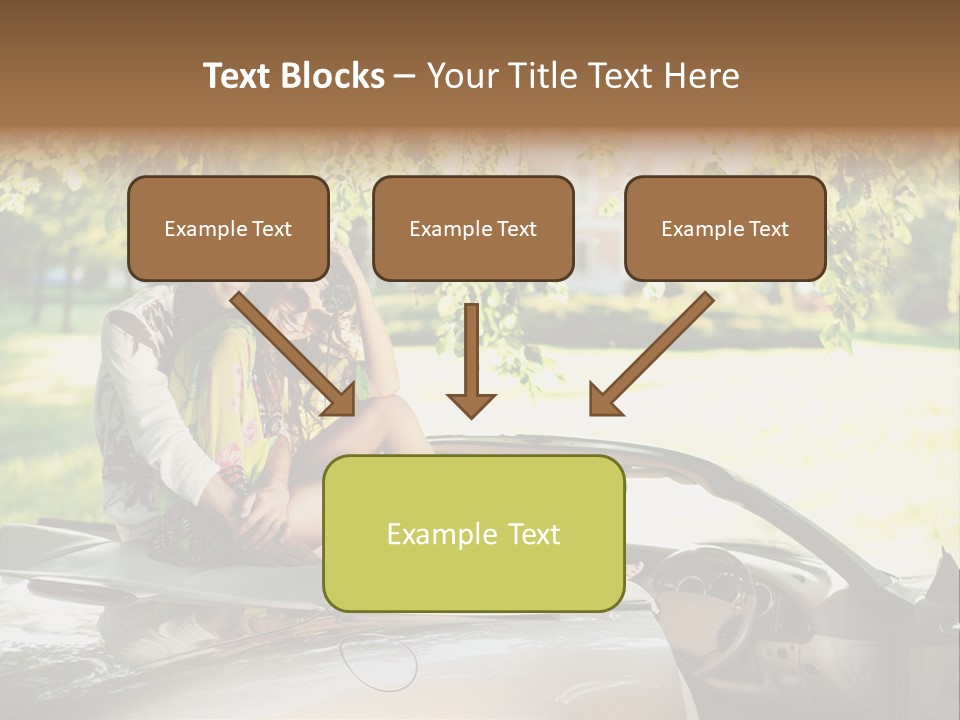 Summer Adventure Car PowerPoint Template