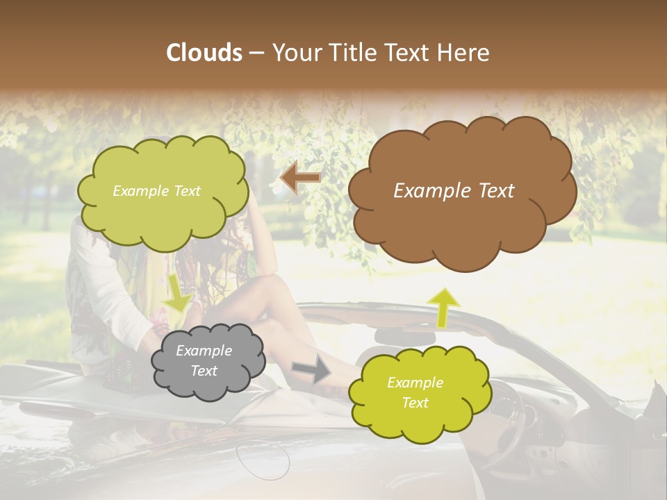 Summer Adventure Car PowerPoint Template