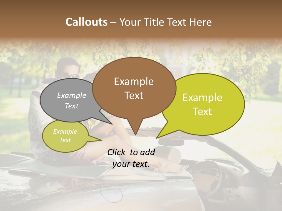 Summer Adventure Car PowerPoint Template