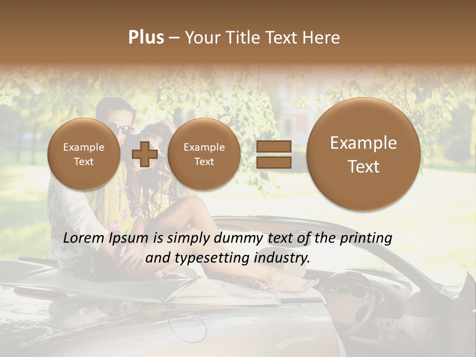 Summer Adventure Car PowerPoint Template