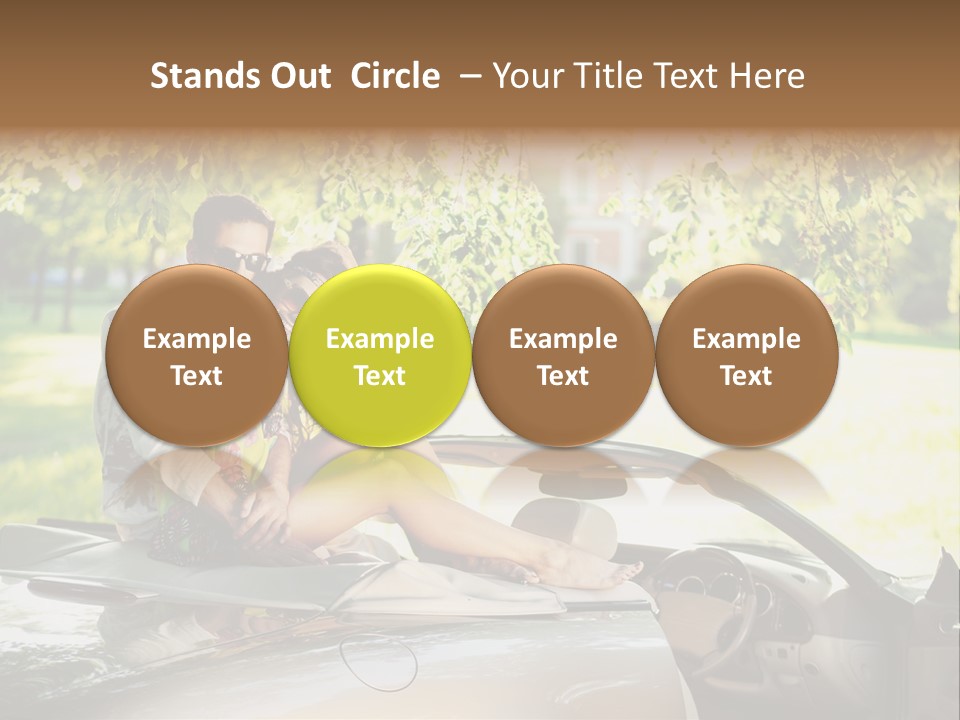 Summer Adventure Car PowerPoint Template