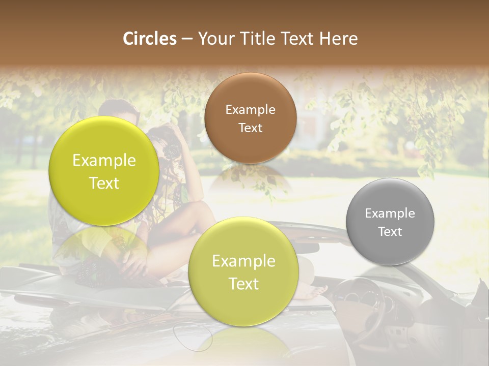 Summer Adventure Car PowerPoint Template