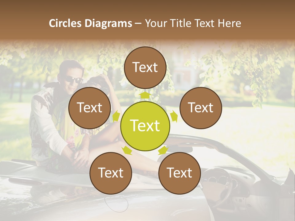 Summer Adventure Car PowerPoint Template