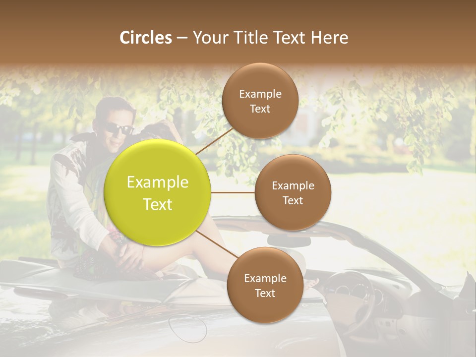 Summer Adventure Car PowerPoint Template