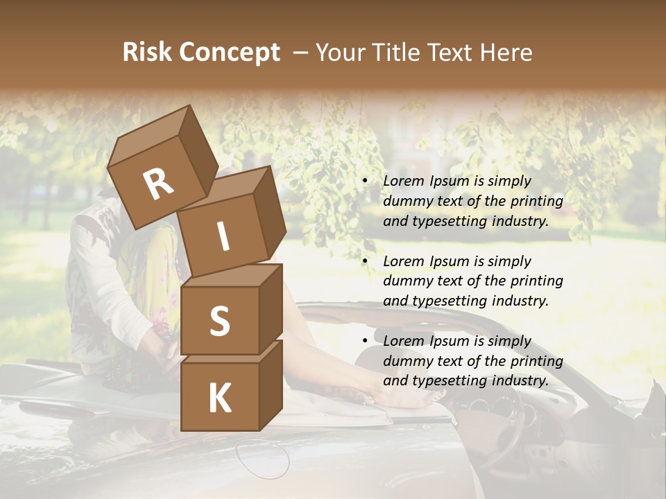 Summer Adventure Car PowerPoint Template