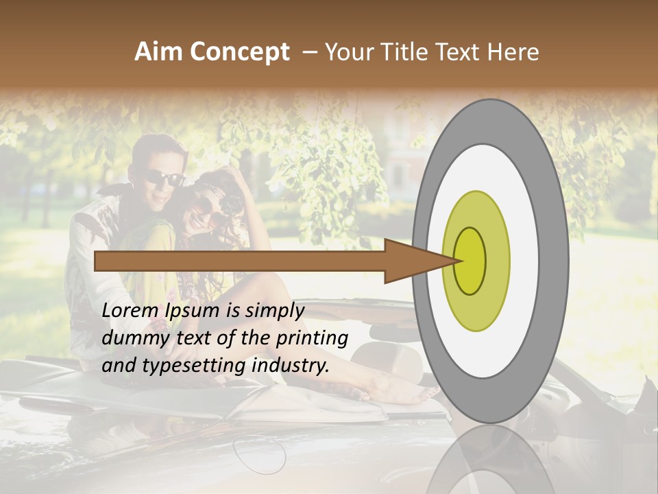 Summer Adventure Car PowerPoint Template