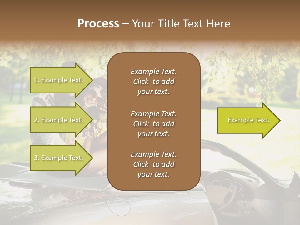 Summer Adventure Car PowerPoint Template